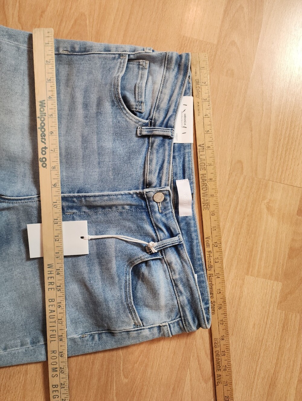 NWT Vervet Miranda Midrise Bootcut Lightwash Jeans Women's Size 33 (16) Stretch - Picture 7 of 16